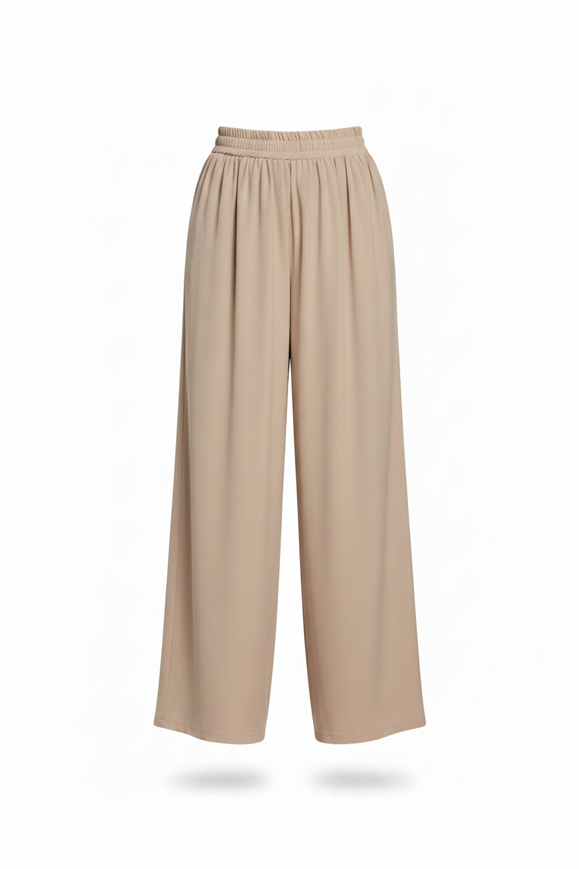 Spodnie palazzo – taupe